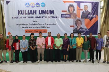 Perkuat Ketahanan Pangan: Fakultas Pertanian Universitas Pattimura Gelar Kuliah Umum dan Implementasi Kerja Sama dengan BPOM Ambon
