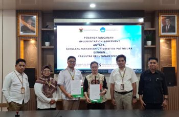 Fakultas Pertanian Universitas Pattimura Perkuat Kolaborasi Kehutanan Melalui Penandatanganan Implementation Agreement dengan Universitas Hasanuddin